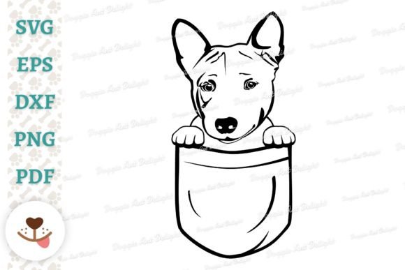 Basenji Dog Peeking in Pocket Svg Png Review
