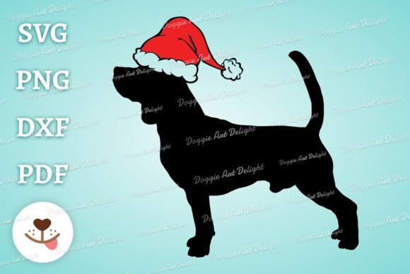 Beagle Dog in Santa Hat SVG: Embroidery Review