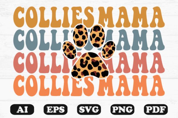 Collies Mama Dog Leopard Paw SVG Review