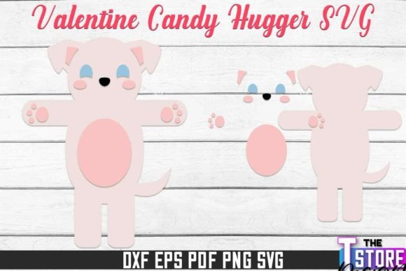 Dog Valentine Candy Hugger SVG Animals Review